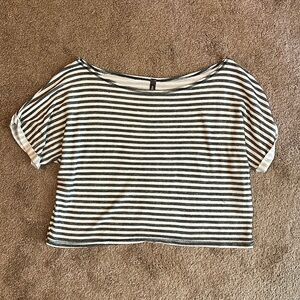 Full Tilt Striped Crop Top